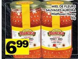 Supermarché PA MIEL DE FLEURS SAUVAGES AURORA | Wildflower Honey offer