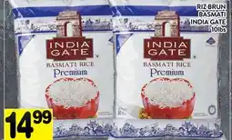 Supermarché PA RIZ BRUN BASMATI INDIA GATE offer