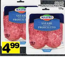 Supermarché PA SALAMI PROSCIUTTO MASTRO offer