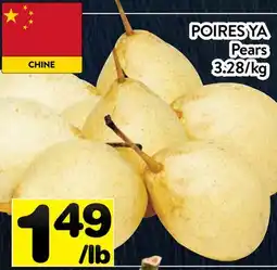 Supermarché PA POIRES YA | Pears offer