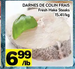 Supermarché PA DARNES DE COLIN FRAIS | Fresh Hake Steaks offer