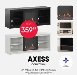 Meubles RD Axess - TV Stand with Electric Fireplace 60 offer