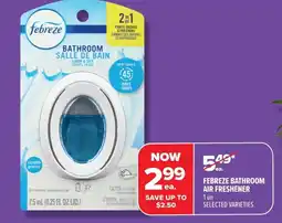 Metro Febreze bathroom air freshener offer