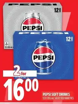 Metro Pepsi soft drinks offer