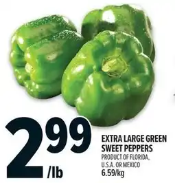 Metro Extra large green sweet peppers offer