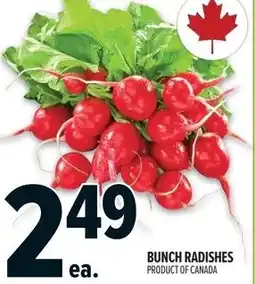 Metro Bunch radishes offer