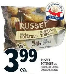 Metro Russet potatoes offer
