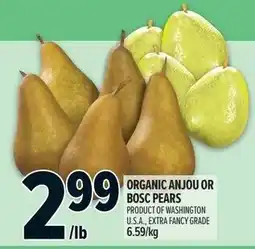 Metro Organic anjou or bosc pears offer