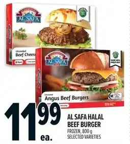 Metro Al safa halal beef burger offer