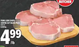 Metro Pork loin chops centre cut value pack offer