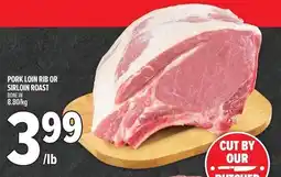 Metro Pork loin rib or sirloin roast offer
