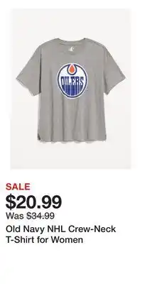 Old Navy Old Navy NHL Crew-Neck T-Shirt for Women offer