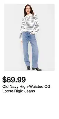 Old Navy Old Navy High-Waisted OG Loose Rigid Jeans offer