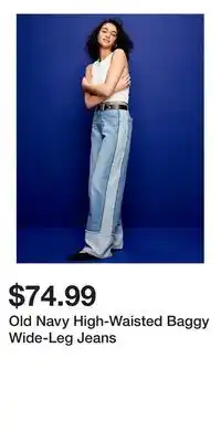 Old Navy Old Navy High-Waisted Baggy Wide-Leg Jeans offer