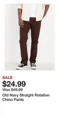 Old Navy Old Navy Straight Rotation Chino Pants offer