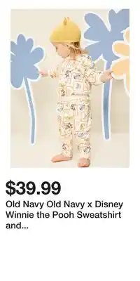 Old Navy Old Navy Old Navy x Disney Winnie the Pooh Sweatshirt and Sweatpants Set for Baby offer
