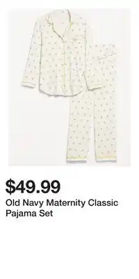 Old Navy Old Navy Maternity Classic Pajama Set offer