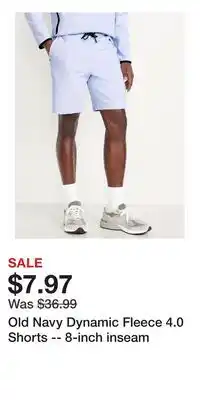 Old Navy Old Navy Dynamic Fleece 4.0 Shorts -- 8-inch inseam offer