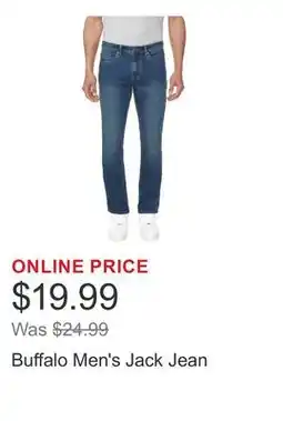Costco Buffalo Men's Jack Jean offer