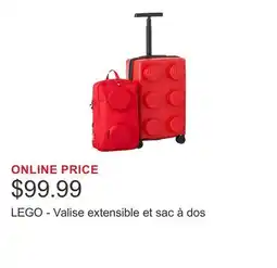 Costco LEGO - Valise extensible et sac à dos offer