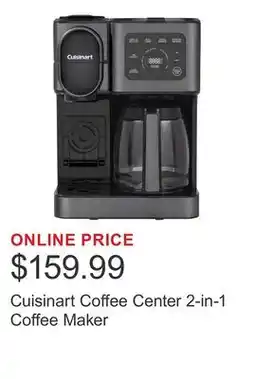 Costco Cuisinart Coffee Center 2-in-1 Coffee Maker offer