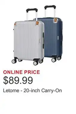 Costco Letome - 20-inch Carry-On offer