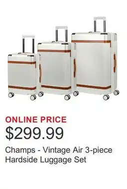 Costco Champs - Vintage Air 3-piece Hardside Luggage Set offer