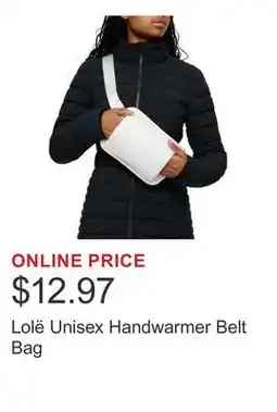 Costco Lolë Unisex Handwarmer Belt Bag offer