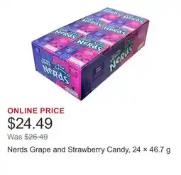Costco Nerds Grape and Strawberry Candy, 24 × offer