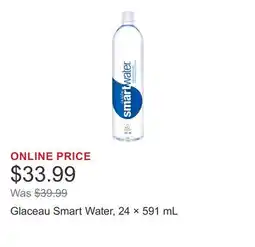 Costco Glaceau Smart Water, 24 × offer