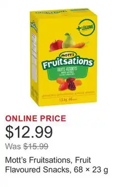 Costco Mott's Fruitsations, Fruit Flavoured Snacks, 68 × offer