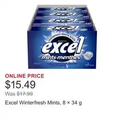 Costco Excel Winterfresh Mints, 8 × offer
