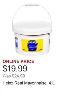Costco Heinz Real Mayonnaise offer