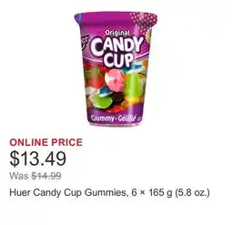 Costco Huer Candy Cup Gummies, 6 × 165 g (5.8 oz.) offer