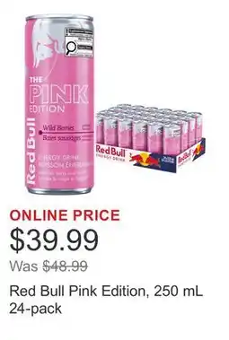 Costco Red Bull Pink Edition, 250 mL 24-pack offer