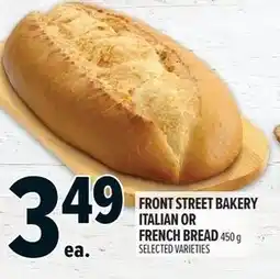 Metro Front street bakery italian or french bread offer