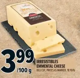 Metro Irresistibles emmental cheese offer