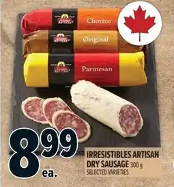 Metro Irresistibles artisan dry sausage offer