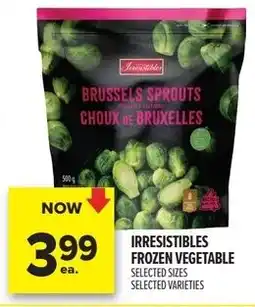 Metro Irresistibles frozen vegetable offer
