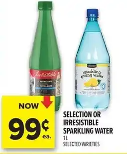 Metro Selection or irresistible sparkling water offer