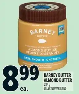 Metro Barney butter almond butter offer