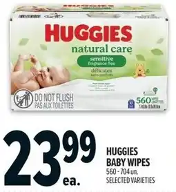 Metro Huggies baby wipes offer