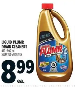 Metro Liquid-plumr drain cleaners offer