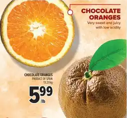 Metro Chocolate oranges offer