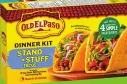 Giant Tiger Old El Paso Stand 'n Stuff Tacos Dinner Kit offer