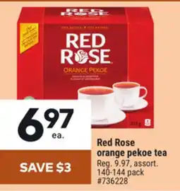 Giant Tiger Red Rose orange pekoe tea offer