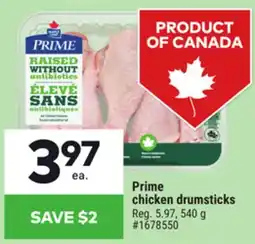 Giant Tiger Prime chicken drumsticks offer