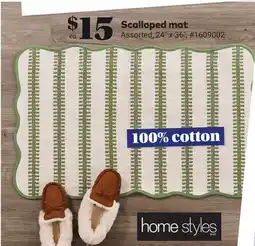 Giant Tiger Scalloped mat offer