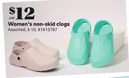 Giant Tiger Women's non-skid clogs offer