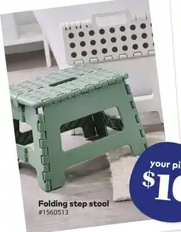 Giant Tiger Folding step stool offer